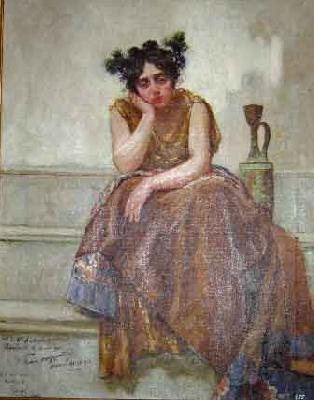 Juan Luna Figura femenina